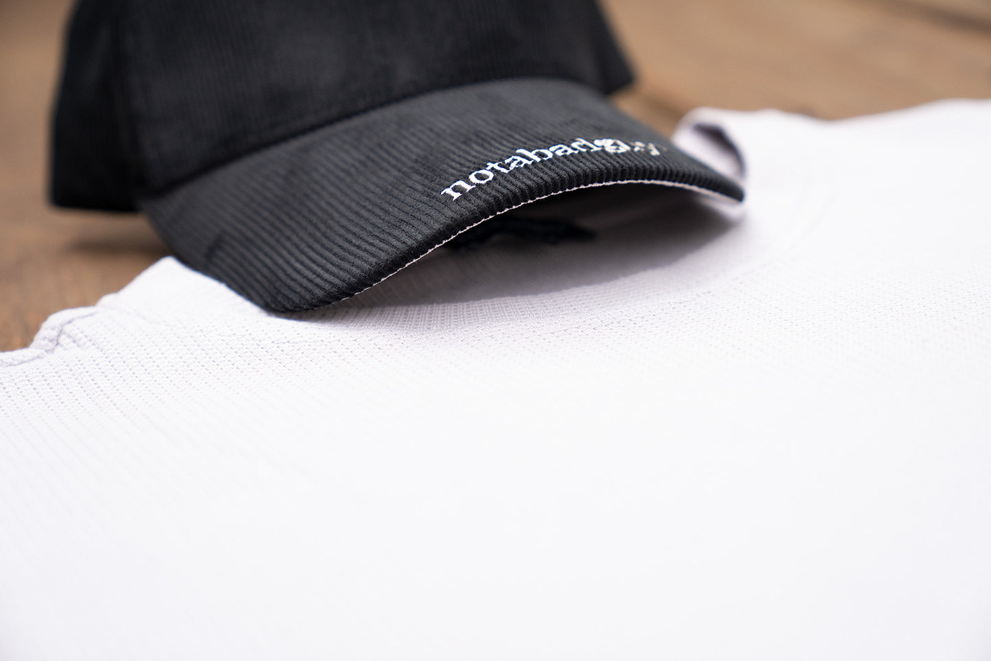 “notabadguy” corduroy hat